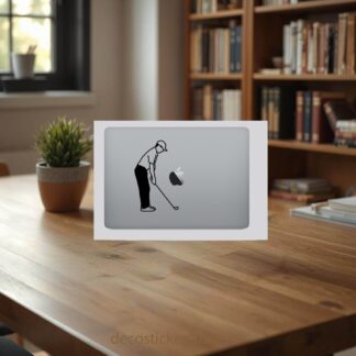 sticker autocollant MacBook sport golf KGVFL