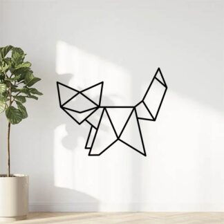 sticker autocollant animaux renard origami 7 KRO2W