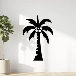 sticker autocollant cocotier arbre fruit 8 KSIBE