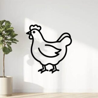 sticker autocollant animaux oiseau poule 10 L6QGF