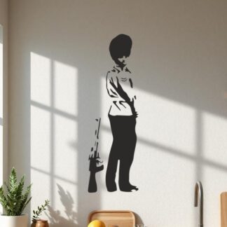 Sticker Autocollant     Garde Anglais Urine street art L87323