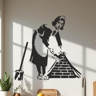 Sticker Autocollant Femme  street art L87328