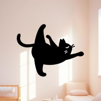 sticker autocollant animaux chat zen yoga 1 LKK7X