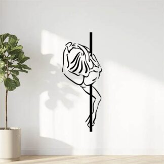 sticker autocollant femme pole-danse 6 LLNWO
