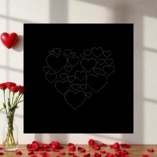 Sticker Autocollant coeur love  LOV54484