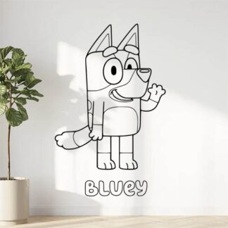 sticker autocollant Bluey héro 2 LZKLB
