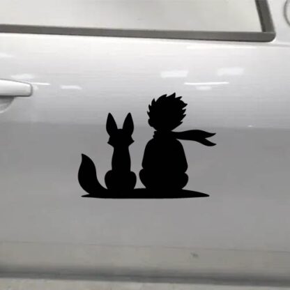 Sticker autocollant Renard et petit prince décoration decostickerstore - M2CVKB