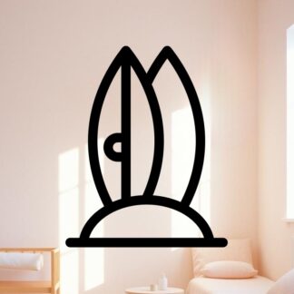 sticker autocollant surf plage mer 6 M7EV8