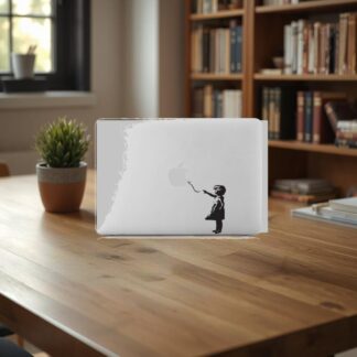 Sticker Autocollant banksy balloon girl macbook  MB0938