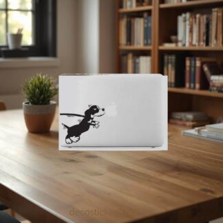 Sticker Autocollant beagle chien macbook  MB0964