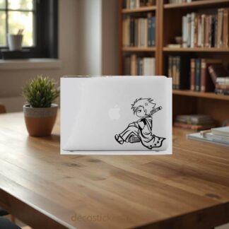 Sticker Autocollant bleach macbook  MB0970