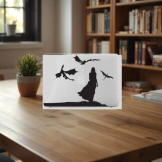 Sticker Autocollant dragon macbook  MB1015