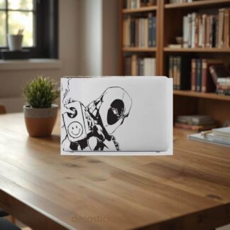 Sticker Autocollant deadpool  macbook  MB1023