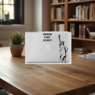 Sticker Autocollant statue de la  liberté  macbook  MB1058