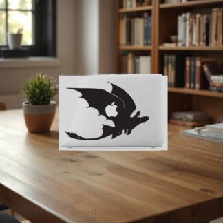 Sticker Autocollant dragon macbook  MB1104
