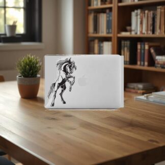 Sticker Autocollant cheval macbook  MB1107