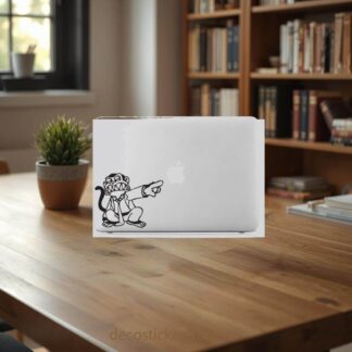 Sticker Autocollant singe macbook  MB1166