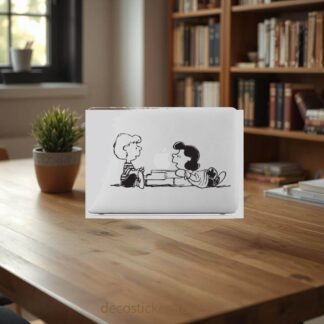 Sticker Autocollant snoopy macbook  MB1206