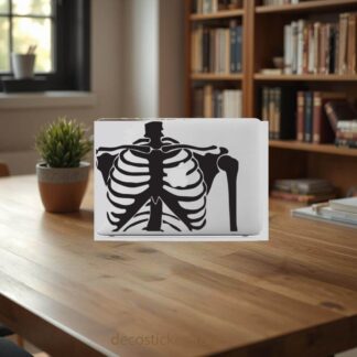 Sticker Autocollant squelette macbook  MB1240