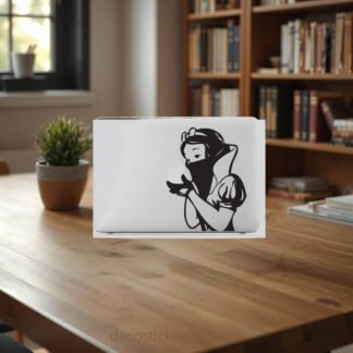 Sticker Autocollant blanche neige macbook  MB1255