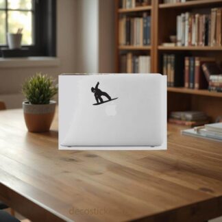 Sticker Autocollant snowboard  macbook  MB1256