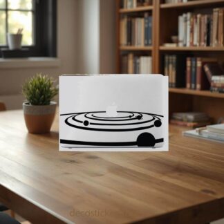 Sticker Autocollant système solaire macbook  MB1257