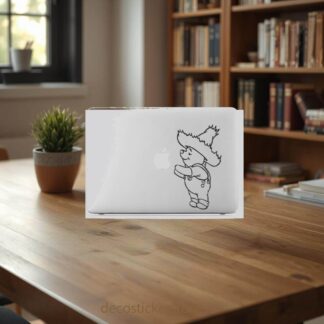 Sticker Autocollant winnie macbook  MB1328