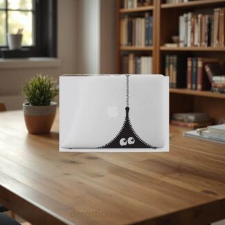 Sticker Autocollant monstre zip macbook  MB1344