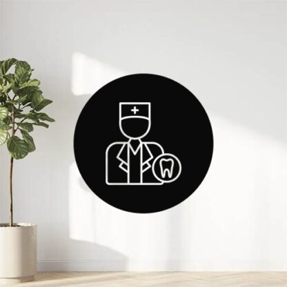 Sticker Autocollant dentiste medical metier  ME1638