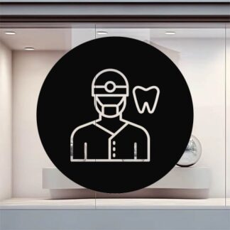 Sticker Autocollant dentiste medical metier  ME1640
