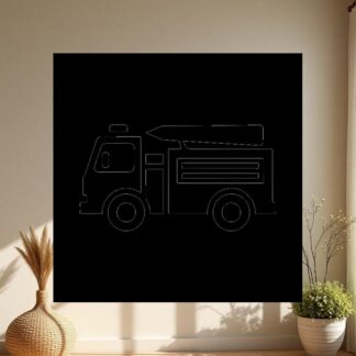 Sticker Autocollant pompier camion metier  ME1657