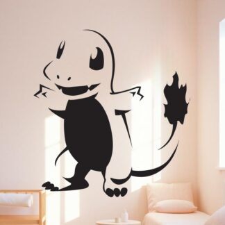 Sticker Autocollant pokemon salamèche manga  MG0411