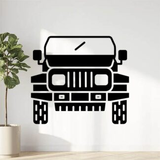 sticker autocollant Jeep silhouette 4x4 4 MOYVL