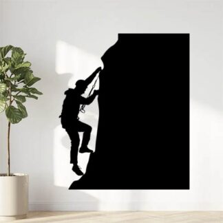 Sticker Autocollant alpiniste montagne  MT2115