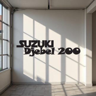Sticker Autocollant suzuki djebel 200 moto  MT24