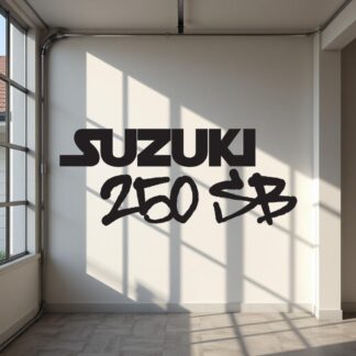 Sticker Autocollant suzuki 250sb moto  MT37