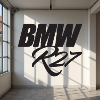 Sticker Autocollant bmw r27 moto  MT45