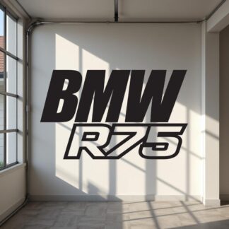 Sticker Autocollant bmw r75 moto  MT58