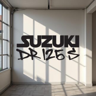 Sticker Autocollant suzuki dr125 s moto  MT60