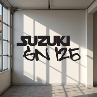 Sticker Autocollant suzuki gn125 moto  MT67