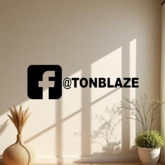 sticker autocollant blaze Facebook 3 MTRJF