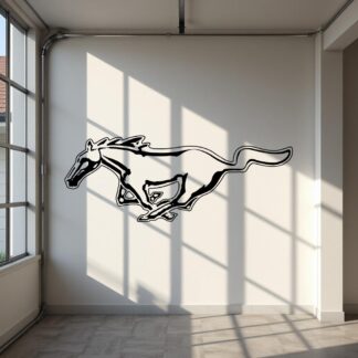 Sticker Autocollant mustang pony MUS196