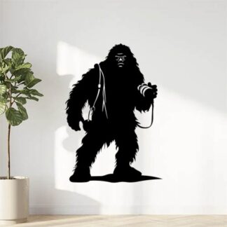 Sticker Autocollant yeti animal bigfoot montagne  MY2112
