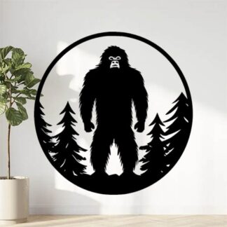Sticker Autocollant yeti animal bigfoot montagne  MY2121