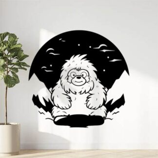 Sticker Autocollant yeti animal bigfoot montagne  MY2124