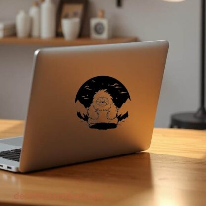 Sticker Autocollant yeti animal bigfoot montagne  MY2124