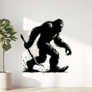 Sticker Autocollant yeti animal bigfoot montagne  MY2125