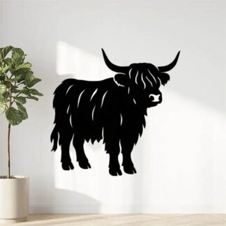 Sticker autocollant Vache highland décoration decostickerstore - 8WHOWP