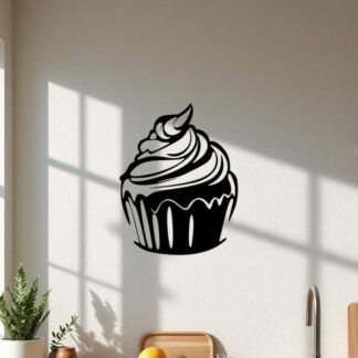 Sticker Autocollant cup cake gateau nourriture NF18733