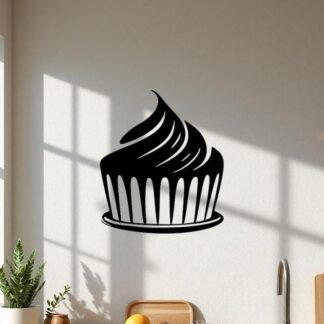 Sticker Autocollant cup cake gateau nourriture NF18734